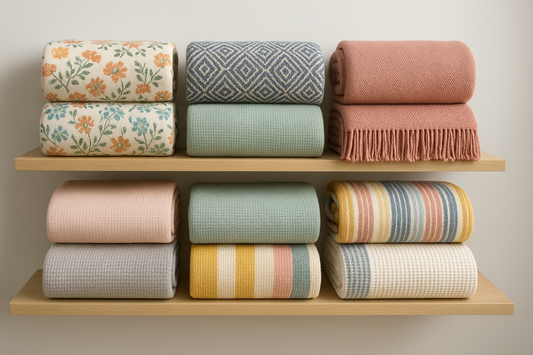 cobijas de algodon en diferentes disenos y mantas termicas